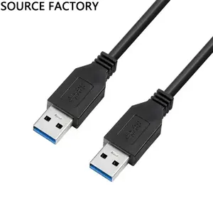 USB 3.0 mavi siyah kırmızı 60cm Usb 3.0 kablosu kablosunu erkekten erkeğe görüntülemek için bağlantı noktası sabit Disk veri kablo Usb 3.0 Rig şarj veri kablosu