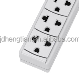 Venta caliente Perú 220V 10A Tipo de EE. UU. <span class=keywords><strong>Regleta</strong></span> 6 Salidas de CA con <span class=keywords><strong>protección</strong></span> contra <span class=keywords><strong>sobretensiones</strong></span> <span class=keywords><strong>Protección</strong></span> contra sobrecarga para oficina en casa residencial - Product Image 4