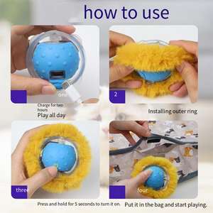 Giocattoli di <span class=keywords><strong>gatto</strong></span> a rotazione rapida palla <span class=keywords><strong>gatto</strong></span> giocattolo interattivo <span class=keywords><strong>gatto</strong></span> cane <span class=keywords><strong>e</strong></span> <span class=keywords><strong>topo</strong></span> <span class=keywords><strong>gioco</strong></span> giocattoli di colore personalizzato - Product Image 5