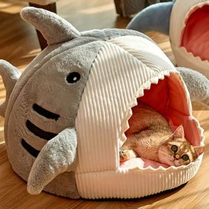 Portable Pet <b>Bed</b> Enclosed Warm cat <b>Bed</b> Cute Kitten Basket Cushion cat Pillow Tent Puppy Nest Cave cat <b>House</b> Supplies - Product Image 3