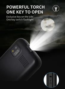 E1802, téléphone portable 2G, téléphone à bouton poussoir 1.77 pouces, pour senior, double SIM, FM sans fil, double veille, 1800mAh - Product Image 3