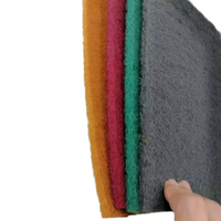Tampon de nettoyage industriel non tissé en nylon 150*230mm pour le décapage de la rouille et le débavurage du métal et du bois