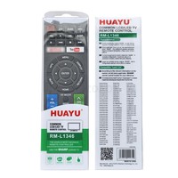 Control Remoto de Bajo Precio HUAYU RM-L1346 para Televisor Inteligente Sharp 4K con Empaque de Caja de PVC