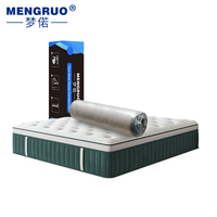 10 Zoll Hybrid-Taschenfederkernmatratze Queen-Size mit kühlendem Memory-Schaum-Oberteil, modernes Design, mittelfeste Härte, Boxspring für Hotel und Zuhause