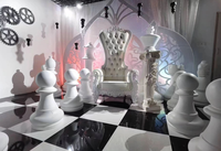 Chaise de mariée monoplace en cuir en argent de mariage pour l'extérieur ou l'hôtel