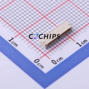 HDGC0802WR-S-11P Wire-to-Board Pin Header SMD,P=0.8mm,Horizontal Mount Connector 1x11P 0.8mm Horizontal Mount 11P - Product Image 1