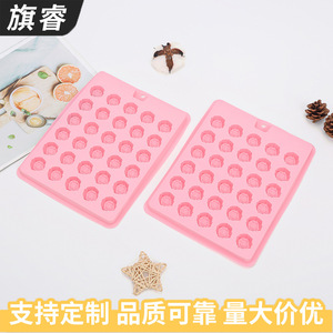 Silicone Baking Mold Rose Shape Pink 30 Cavities For Cake Decorating - Product Image 2