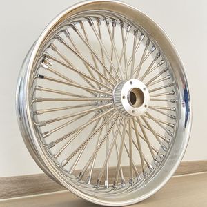 Roues de moto, jantes en acier forgé chromées, 16, 17, <span class=keywords><strong>18</strong></span>, 19, 21, 23 pouces, à rayons, pour Harley - Product Image 4