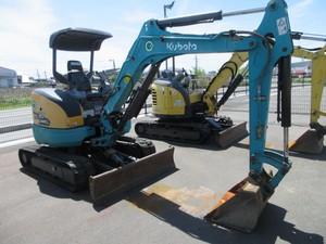 Miniexcavadora Kubota de 3 toneladas, 95% nueva, usada, con giro de cola cero, original de Japón, marca japonesa, excavadoras usadas versátiles. - Product Image 1