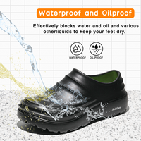 Chaussures de cuisine professionnelles pour chef, antidérapantes, imperméables, résistantes à l'huile, confortables et durables, vente en gros d'usine