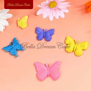 Mini Molde de Cerámica 3D con Diseño de Mariposa para Fondant y Chocolate, Herramienta DIY para Modelar Arcilla, Decoración de Pasteles de Boda, Kit de Repostería 2 - Product Image 5