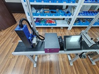 Imprimante jet d'encre UV PIJ, machine de codage jet d'encre UV pour bouteilles, plastique, verre, impression de numéro de lot, code QR, logo, DM, GS1