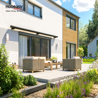 Hooeasy Stores et auvents de portes et auvents en aluminium pour maison extérieure en aluminium fixe