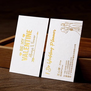 Vàng thẻ tên Thanh Lịch Lá dập nổi thẻ kinh doanh in ấn - Product Image 3