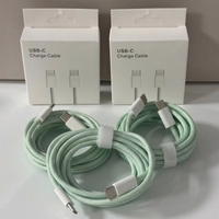 Kabel USB-C ke USB-C 2m dengan Konduktor Tembaga Murni 60W, Jalinan Nilon, Pengisian Cepat 3A/5A & Transfer Data untuk iPhone 15/16/17 Kamera