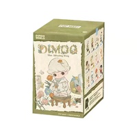 Collection de figurines originales POPMART dimoo The Missing Day Series en PVC, boîte mystère, ornement de bureau
