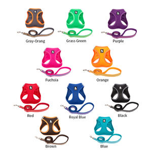 Set Harness dan Tali Anjing Kucing Truelove Wholesale, Mewah, Ringan, Berbahan Jaring Reflektif, Dapat Disesuaikan untuk Kucing dan Anjing Kecil hingga Sedang, untuk Berjalan - Product Image 4