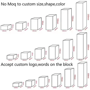 Kích thước tùy chỉnh khối <span class=keywords><strong>acrylic</strong></span> rắn hiển thị khối <span class=keywords><strong>Acrylic</strong></span> trong suốt - Product Image 2