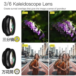 <strong>Mobile</strong> Phone Lens Kit 5in1 Interchangeable Lenses Macro Wide Fish <strong>Eye</strong> For Smartphone Photography Accessories - Product Image 3