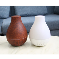 Veilleuses classiques de machine de diffuseur d'aromathérapie de grain de bois de 250ml pour le bureau