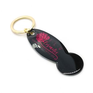 Llavero de metal de diseño personalizado con ficha para quitar carritos de supermercado - Product Image 6