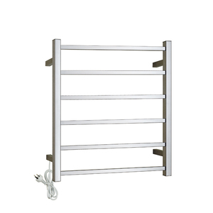 Scaldasalviette Elettrico Intelligente a Parete in Acciaio Inox 304 con Riscaldatore per Hotel, 4 Barre - Product Image 5