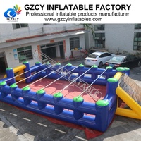 Jeu de baby-foot gonflable commercial le plus populaire avec matériau en PVC, installation facile, taille et capacité personnalisables