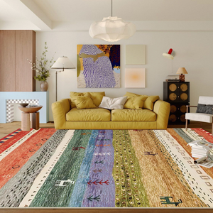 Nuovo <span class=keywords><strong>Tappeto</strong></span> 2026 in Stile Vintage per Divano e Tavolino, <span class=keywords><strong>Tappeto</strong></span> Colorato in Stile <span class=keywords><strong>Etnico</strong></span> Marocchino per Soggiorno e Camera da Letto - Product Image 2