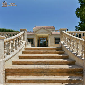 Rampe d'escalier en marbre blanc personnalisée, exquise, pour l'intérieur ou l'extérieur, pour la décoration - Product Image 2