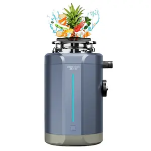 Broyeur de déchets alimentaires de cuisine compact 1.2HP H9 900W La machine de compostage peut être connectée au lave-vaisselle