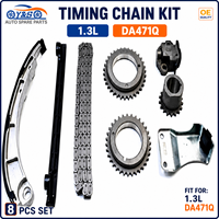 Kit Rantai Timing DA471Q Baru untuk Hafei Saima Minyi Changhe Freda 1.3L Mesin Mini Van, Suku Cadang Pengganti Perbaikan Total, Garansi Dua Belas Bulan