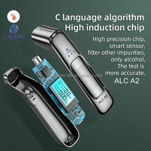 LANNX ALC A2 เครื่องวัดอัลโคฮอล์แบบดิจิตอลแบบพกพาเครื่องวิเคราะห์แอลกอฮอล์แบบชาร์จไฟได้เครื่องวัดแอลกอฮอล์ลมหายใจความแม่นยําสูง Probador De แอลกอฮอล์ - Product Image 2
