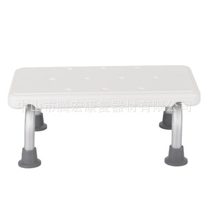 Chaise de douche Tachikenka en alliage d'aluminium, 35x25x20cm, blanche, pour personnes âgées et femmes enceintes, équipement de sécurité pour la salle de bain - Product Image 5