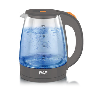 <b>Kitchen</b> Application 2000W 2.0L Rapid Boiling Auto Off Indicator Light Electric Glass Tea Kettle - Product Image 1