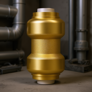 Raccordi diritti in ottone da 3/4 pollici per tubi di sistema pneumatico, 12 pezzi - Product Image 2