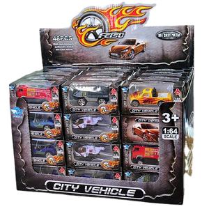 Coche <span class=keywords><strong>de</strong></span> <span class=keywords><strong>Policía</strong></span> Pequeño <span class=keywords><strong>de</strong></span> Metal a Escala 1:64, Novedad, Económico, Popular, <span class=keywords><strong>de</strong></span> Rueda Libre y Fundido a Presión - Product Image 1