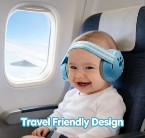 <span class=keywords><strong>Casque</strong></span> anti-<span class=keywords><strong>bruit</strong></span> 2-en-1 <span class=keywords><strong>pour</strong></span> bébé avec serre-tête réglable, idéal <span class=keywords><strong>pour</strong></span> l'extérieur, <span class=keywords><strong>pour</strong></span> nourrissons et tout-petits, <span class=keywords><strong>pour</strong></span> un sommeil apaisant - Product Image 6