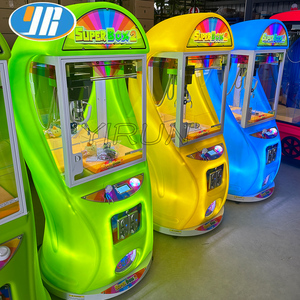 <span class=keywords><strong>Super</strong></span> <span class=keywords><strong>Box</strong></span> 2 Máquina de juego de grúa de garra con temática de carreras de juguete <span class=keywords><strong>Arcade</strong></span> que funciona con monedas para premios y regalos - Product Image 3