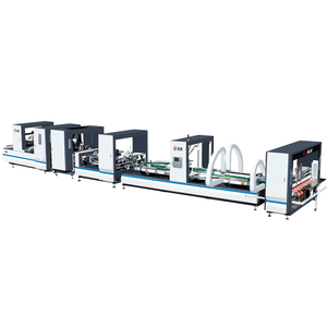 Tốc độ cao hoàn toàn tự động đôi hộp thư mục gluer máy 4 & 6 góc hộp dán bao bì tạo thành máy - Product Image 5