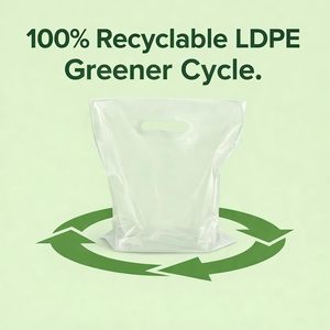Thank You <b>Bags</b> 100 Pack 6x8 Clear Plastic Shopping <b>Bags</b> With Handles Retail Merchandise <b>bag</b> - Product Image 4