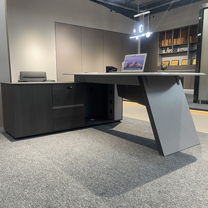 Bàn văn phòng điều hành tối giản hiện đại Thiết kế sang trọng hiện đại với vật liệu chất lượng cao bền cho sử dụng văn phòng - Product Image 6