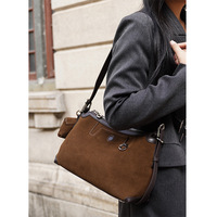 Nouveau Sac à Main Tendance Printemps 2026 en Cuir Véritable pour Femme avec Fermeture Éclair – Sac Sous le Bras Polyvalent et Élégant