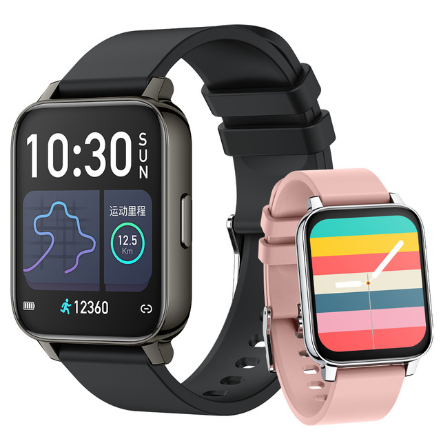 P36 Smart Watch 1.69 Large Screen Full Touch Heart Rate Blood Pressure Blood Oxygen Monitoring Multi-Sports Custom Dial Watch