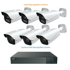 <span class=keywords><strong>Caméra</strong></span> de sécurité de contrôle d'accès IA 4MP CMOS Grand Angle 180° Vision Nocturne Couleur Intégrale POE Reconnaissance Faciale 10 000 Visages - Product Image 1
