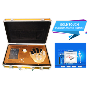Appareil d'analyse quantique Gold Touch, analyseur de santé portable à contact manuel avec clé USB et écran 3D - Product Image 1