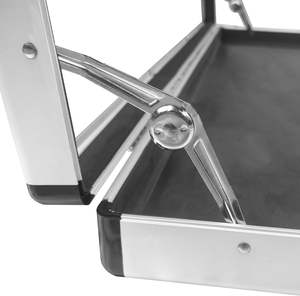 Portable <strong>Aluminum</strong> Trade Show Display Case Clear Acrylic <strong>Briefcase</strong> &amp; Sport Card Suitcase Lockable Jewelry/Collectible Display <strong>Box</strong> - Product Image 2