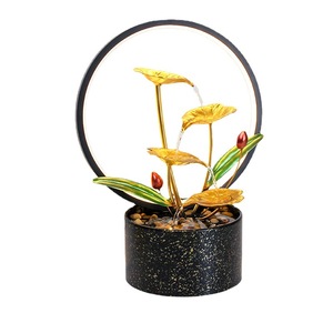 Minimalist Home Decor Water Feature With Flowing Water For Entryway <b>TV</b> Cabinet Office Desktop JR022 <b>USB</b> Powered - Product Image 5