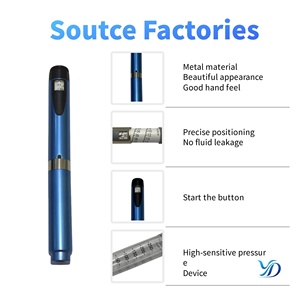 Stylo d'injection de médicaments V2 en métal, compatible avec l'insuline et les applications esthétiques, 60U/3ml, OEM, multicolore - Product Image 6