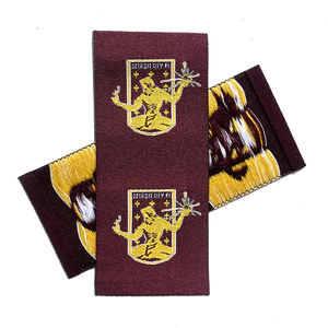 カスタムロゴデザイン生地ベルクロ両面テープ織りラベルフルカラー3D織りパッチ - Product Image 2