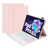 Casing Kulit Keyboard Dapat Dilepas untuk Lenovo Xiaoxin Pad Pro 2022 11.2 Inci TPU Shell dengan Lampu Latar Tiga Warna Sentuh